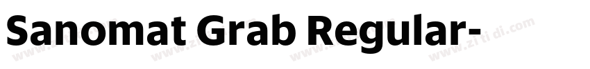 Sanomat Grab Regular字体转换 Sanomat Grab Regular字体转换